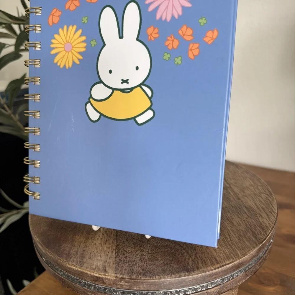 Miffy Character‎ Illustration Blue Spiral Hardcover Notebook 200 Lined Pages NEW
